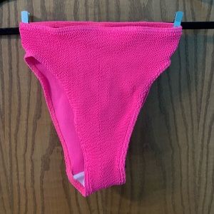 Pretty Little Thing High Waisted Crinkle Bikini